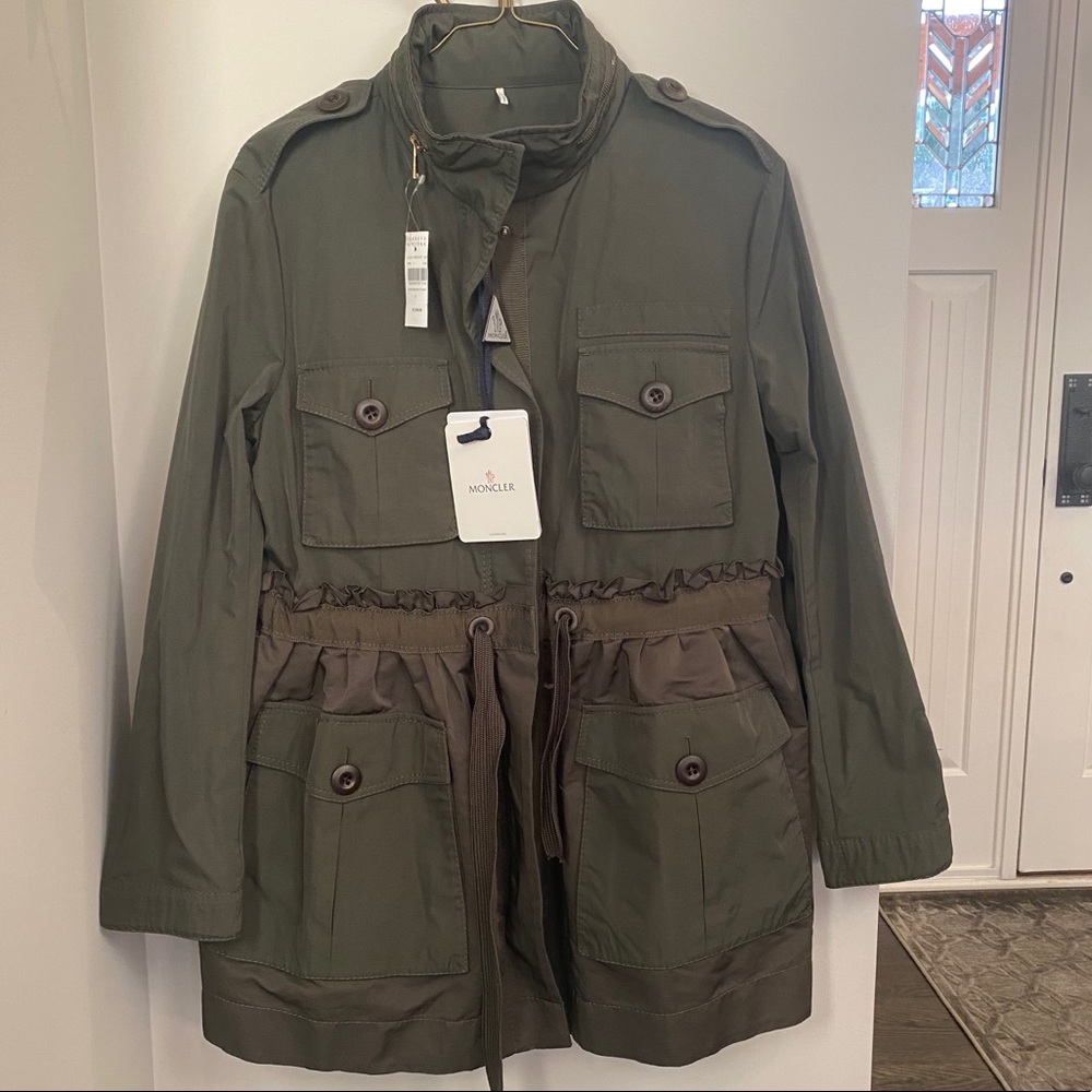 NWT Moncler Army Green Jacket